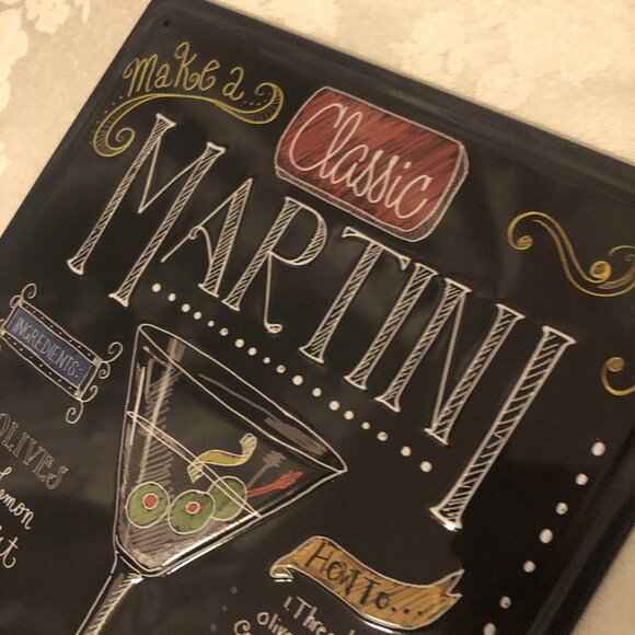 Vintage Repro Tin Signs - Martini - Picture 3 of 7